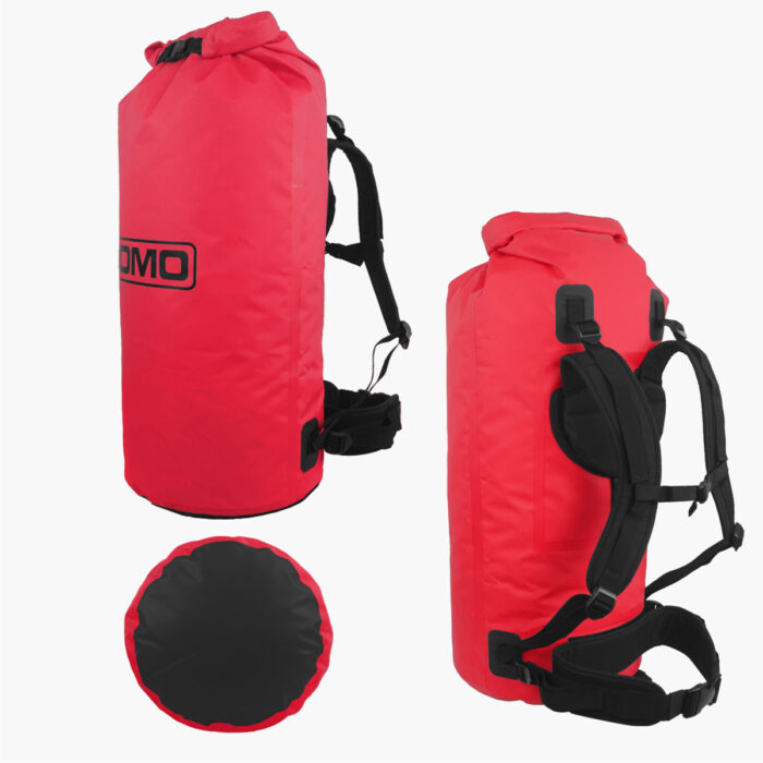 60L Rucksack Dry Bag Red Multi Angle View