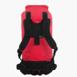 60L Rucksack Dry Bag Red Shoulder Straps View