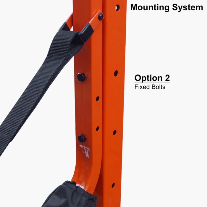 Floor Standing 2 Kayak Rack Arm Fitting Option 2