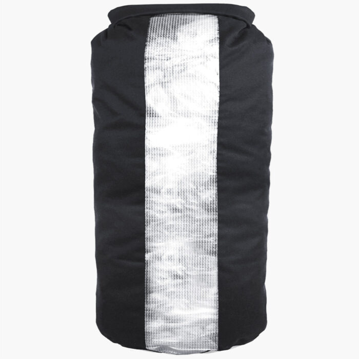 100L Dry Bag Black with Window Transparent Strip