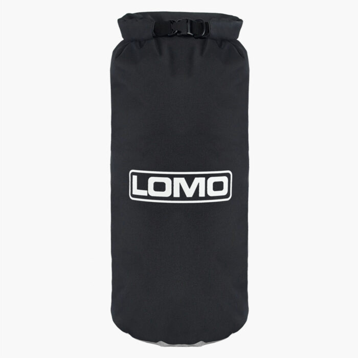 20L Dry Bag Black with Window Front View