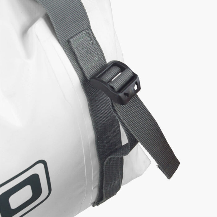 30L Dry Bag Holdall White Adjustable Webbing Loops