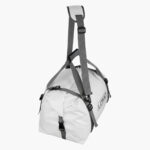 30L Dry Bag Holdall White Side with Shoulder Strap