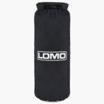 40L Dry Bag Black with Window Front View
