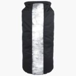 60L Dry Bag Black with Window Transparent Strip