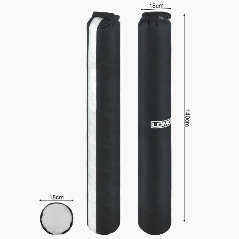 Extra Long Dry Bag - Black with Window | Lomo Watersport UK. Wetsuits ...