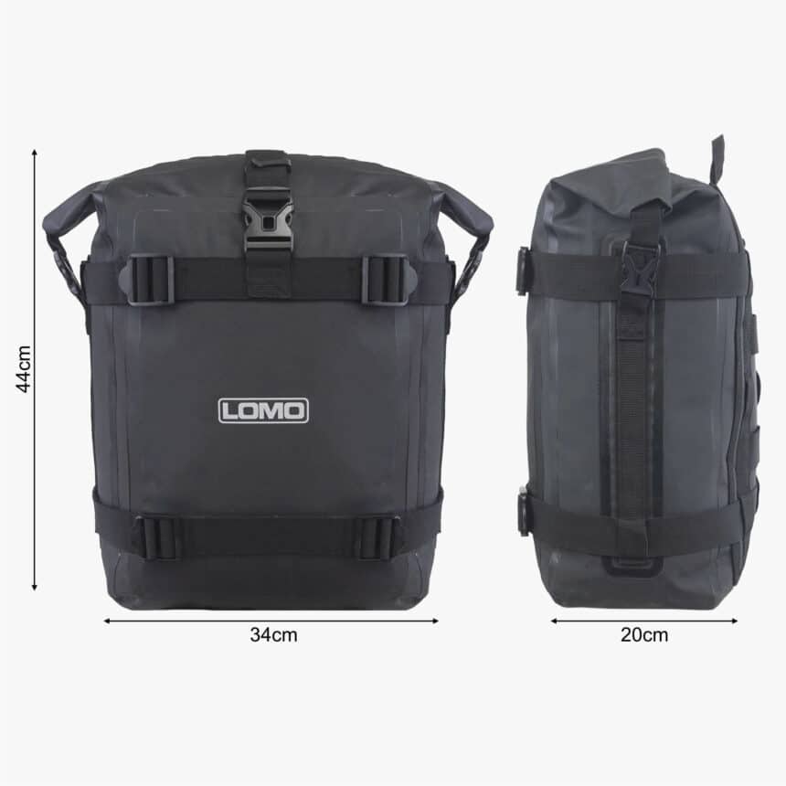 Motorcycle Adventure Pannier Dry Bags Large Lomo Watersport UK