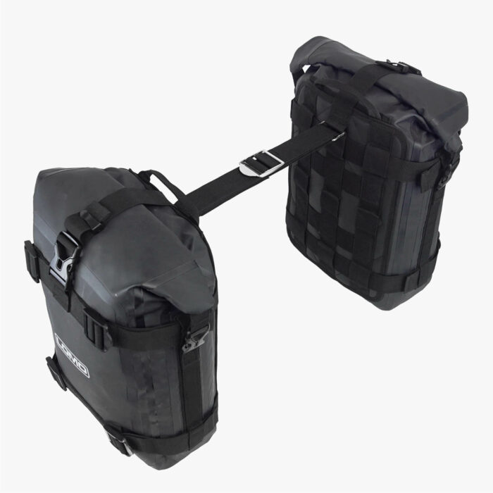 Motorcycle Adventure Pannier Dry Bags Medium Angled View