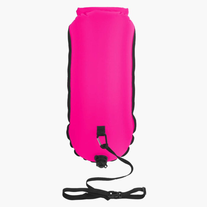 Dry Bag Tow Float Pink Back View