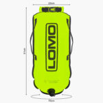 Dry Bag Tow Float Yellow Dimensions