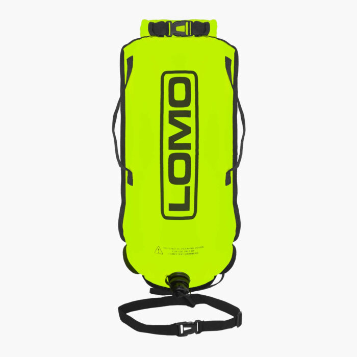 Dry Bag Tow Float Yellow Front View