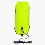 Dry Bag Tow Float Yellow Back View