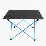 Lightweight Aluminium Folding Camping Table Side View
