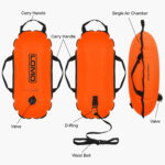 Swimming Tow Float Orange Features