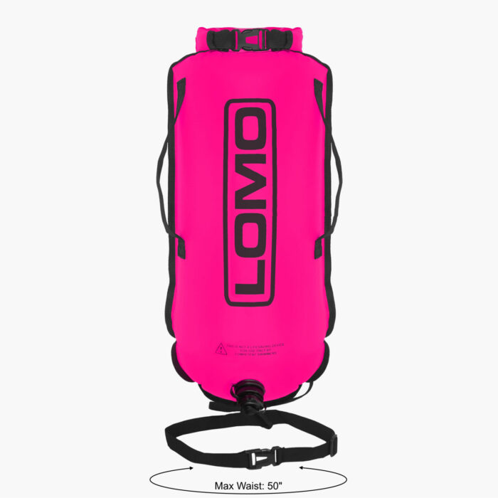 Dry Bag Swimming Tow Float Pink Belt Dimensions