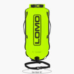 Dry Bag Swimming Tow Float Yellow Belt Dimensions