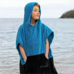 Osprey Junior Hooded Towel Poncho In Use