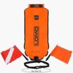 Dry Bag Tow Float With Flags Belt Dimensions