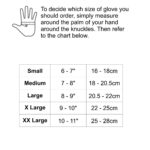 Mountain Walking Gloves Size Chart