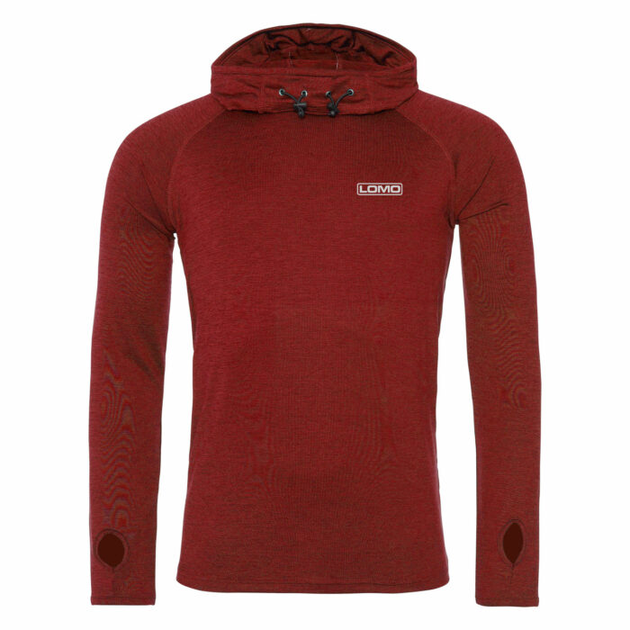 Long Sleeve Running Top Red Alt Image
