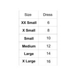 Rash Vest Women's Size Chart