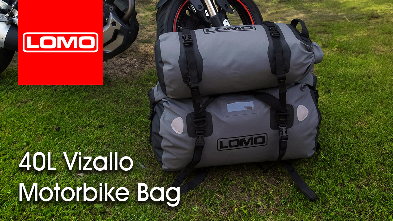 40L Vizallo Motorbike Holdall Dry Bag Video Thumbnail