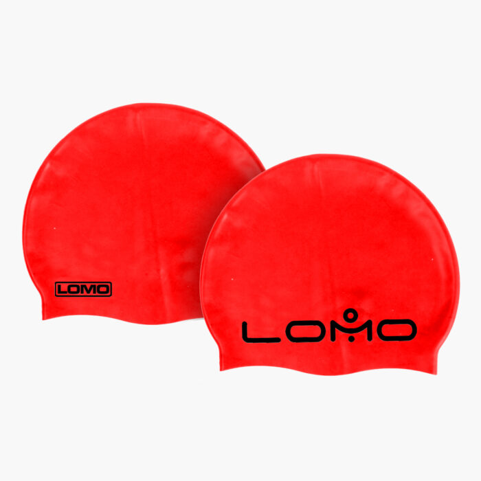 Silicone Triathlon Swimming Cap Red Colour