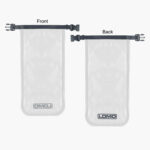 Clear Mobile Phone Pouch Large Front and Back