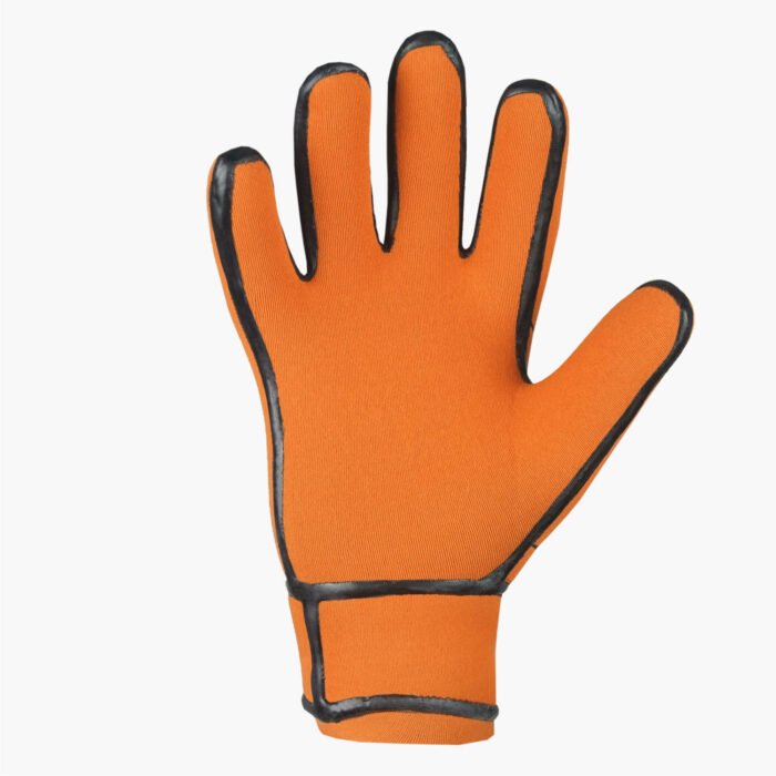 Swimming Triathlon Gloves Orange Palm