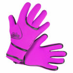 Swimming Triathlon Gloves Pink Alt Image