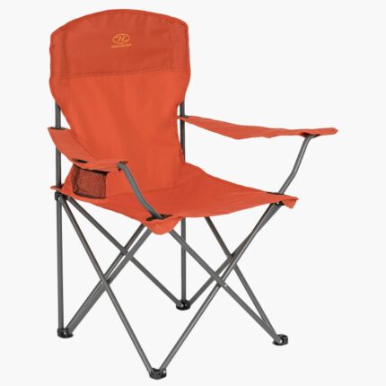 Edinburgh Camping Chair Orange Main Image