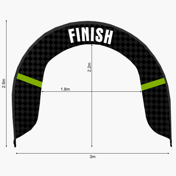 Finish Line Event Archway Flag Dimensions