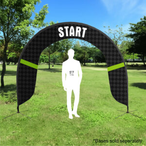 Start Line Event Archway Flag With Folding Base Example