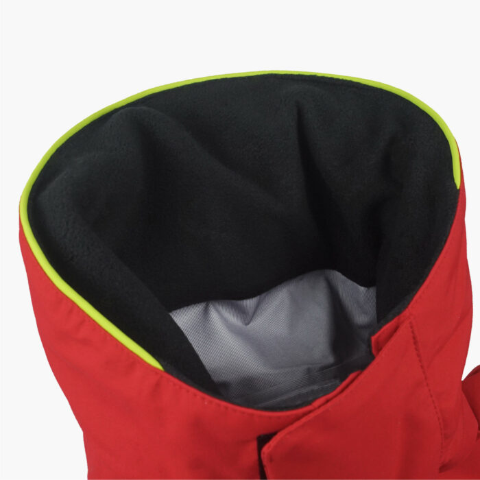 Coriolis Offshore Sailing Jacket high collar with hood packed away