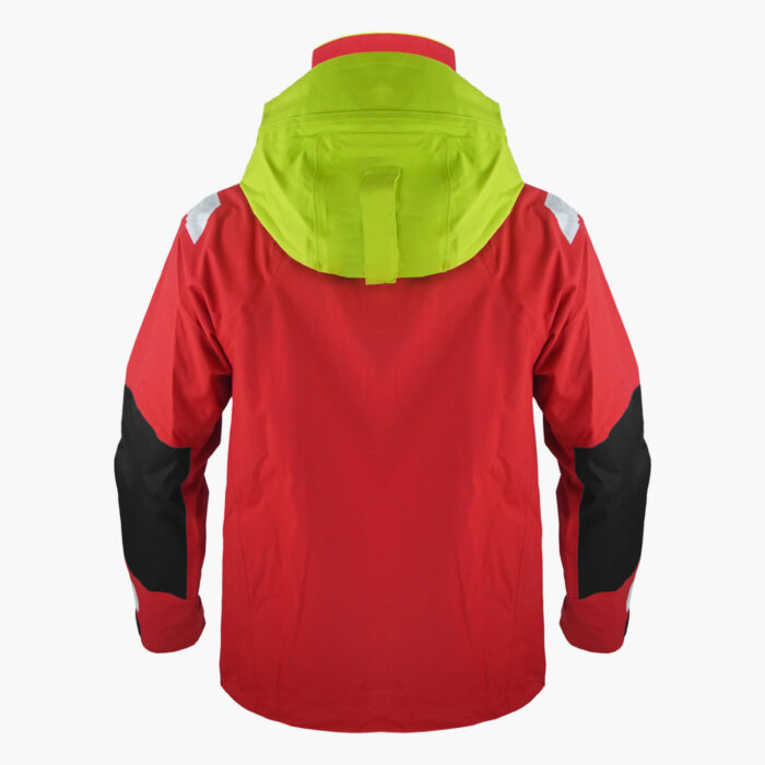 Coriolis Offshore Sailing Jacket back view with hood down