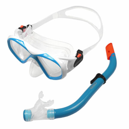 Snorkel Mask Set Junior Blue Alt Image