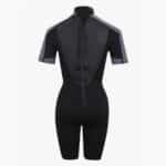 Typhoon Swarm 2.8 Womens Shorty Wetsuit - Graphite Back View