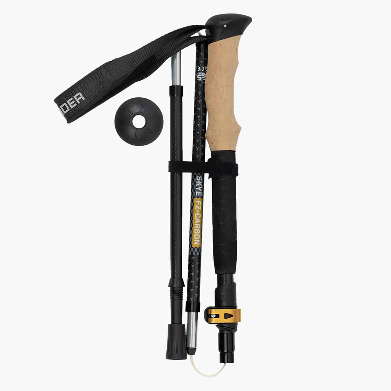 Highlander Carbon Fibre Skye FZ Walking Pole - Single Highlander Carbon Fibre Skye FZ Walking Pole - Single