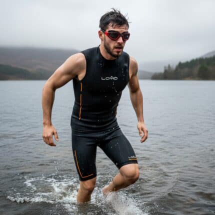 3mm Neoprene Swim Vest - Mens on Model