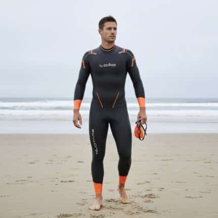 Nuotare 3/2mm Men's Swimming Wetsuit on Model