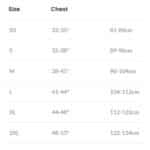 Coriolis Offshore Sailing Jacket Size Guide