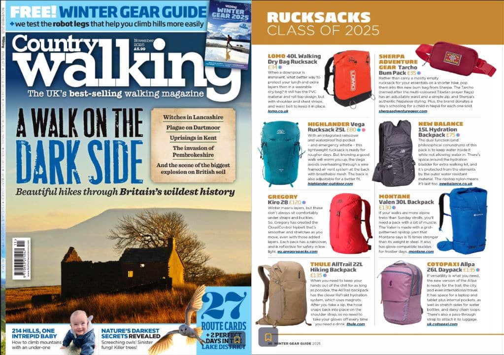 Country Walking Magazine 40L Walking Dry Bag Rucksack