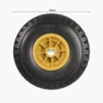 Kayak Trolley Wheel - Rounded Solid Spare Wheel Diameters