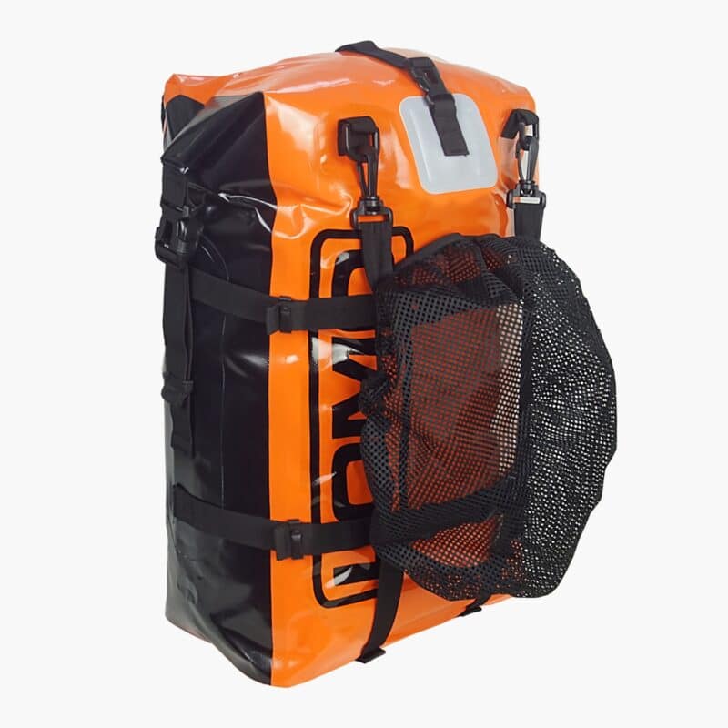 39L Dry Bag Rucksack with Helmet Carrier - Orange