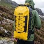 55L Dry Bag Rucksack on Walkers Back