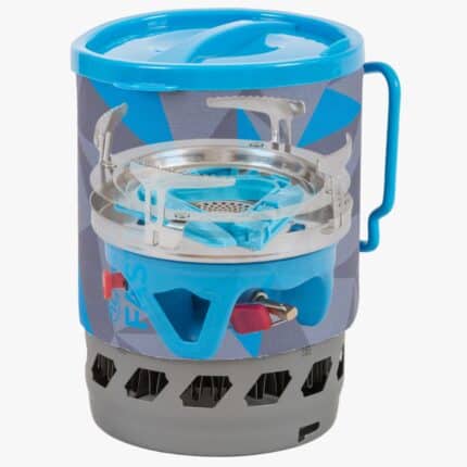 Highlander Fastboil 3 Camping Gas Stove - Blue Pack Away Design