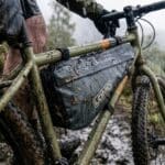Cycling Frame Dry Bag on Bike