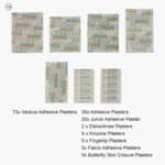 Outdoor First Aid Kit - 213 Piece Adhesive Plasters list
