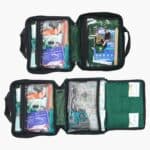 Outdoor First Aid Kit - 213 Piece Bag Open with Contents