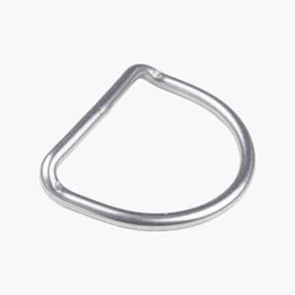 Stainless Steel D-Ring - Angled